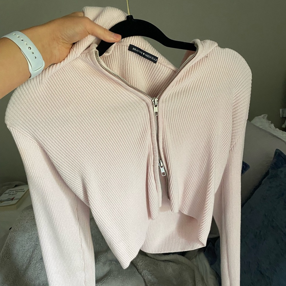 brandy melville zip up